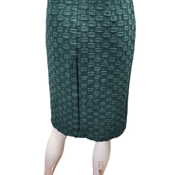 Tabitha Green Basket weave Knit Sheath Dress Sleeveless Size 4 - Picture 10 of 14